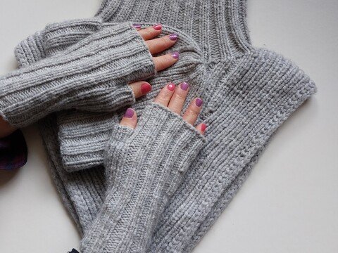 Knitting pattern, Another wristwarmer