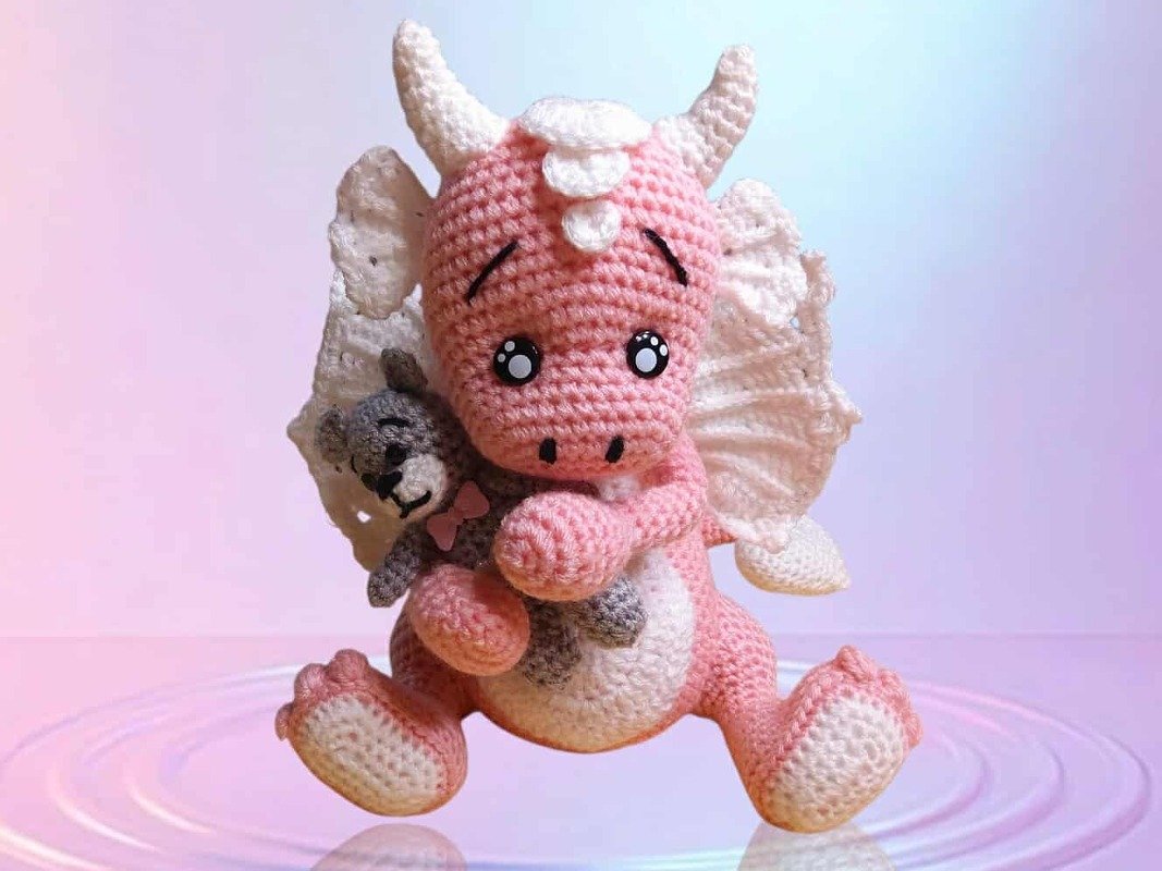 Häkelanleitung / Amigurumi / Drachenbaby Dana
