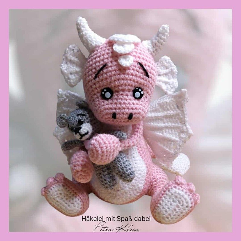 Häkelanleitung / Amigurumi / Drachenbaby Dana - Bild 2