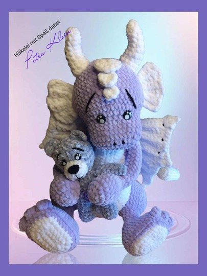 Häkelanleitung / Amigurumi / Drachenbaby Dana