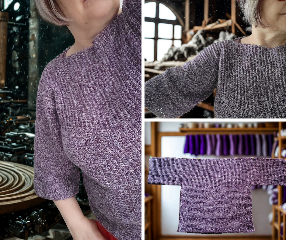 „Tunisian Crochet Sweater for Intermediates – Simple & Modern“