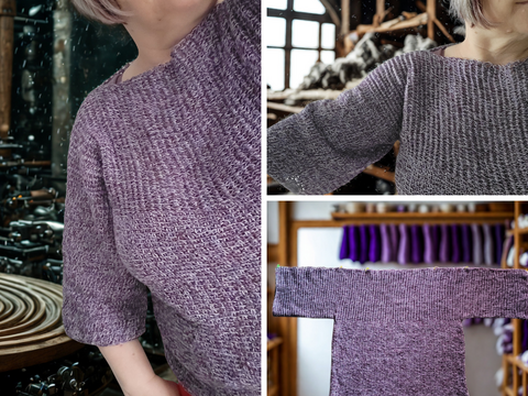 „Tunesisch gehäkelter Sweater für Fortgeschrittene – Einfach & Modern“ **