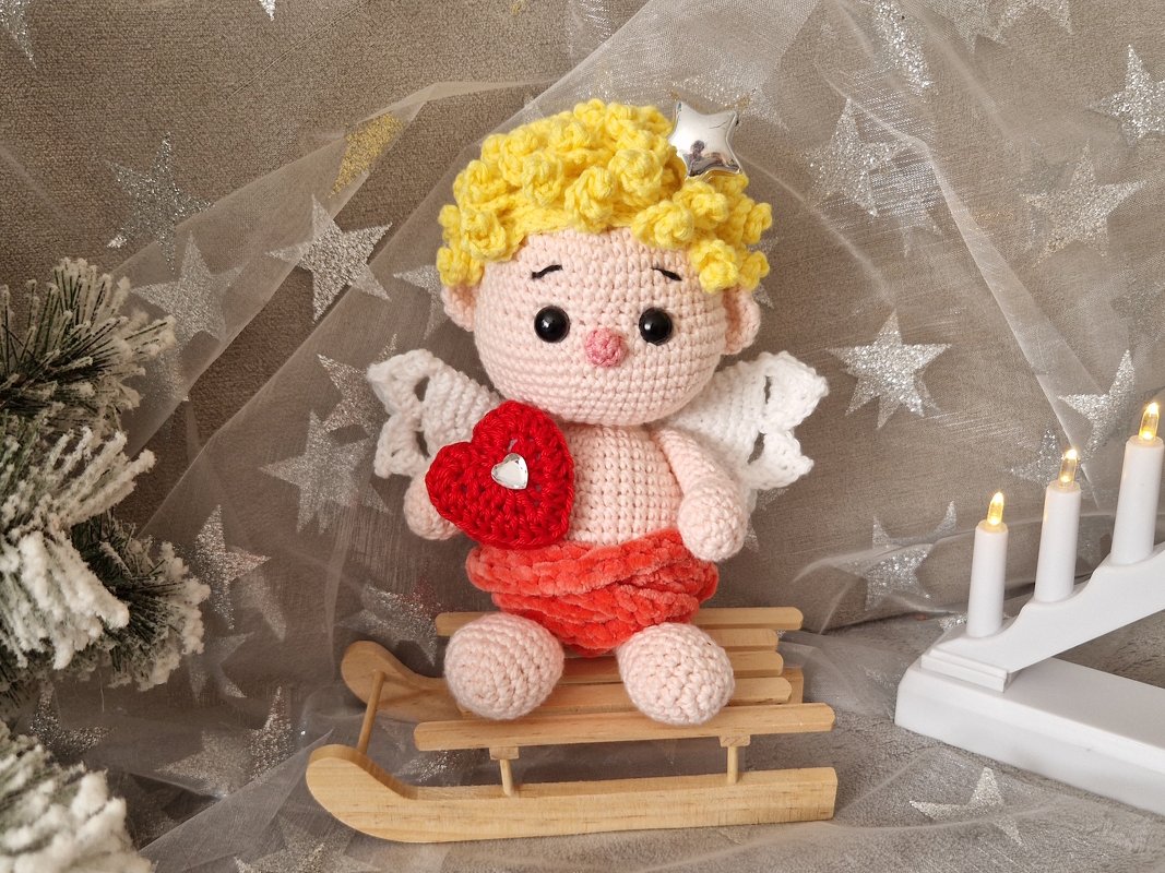 Häkelanleitung Elijah das kleine Engelchen