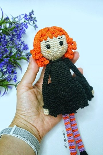 Amigurumi for Halloween. Crochet Witch Amigurumi.