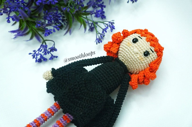 Amigurumi for Halloween. Crochet Witch Amigurumi.