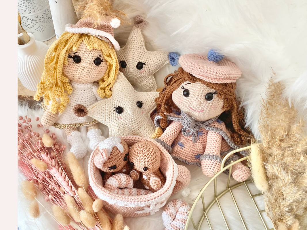 Weihnachts-Bundle- Set 5- teilig-  Häkelanleitungen von Wolldiamant - Bild 8