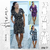 Schnittmuster PDF Ebook Kleid ARNARA Gr. 34-54