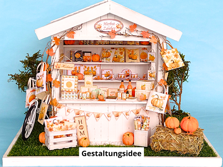 Bastelbögen Herbst-Miniaturen