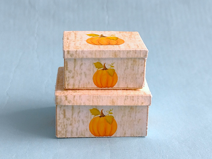 Bastelbögen Herbst-Miniaturen