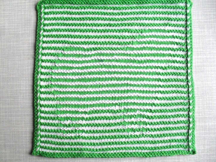 Schafbock in Schattenstricktechnik