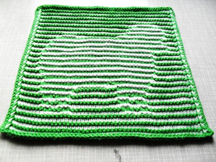 Schafbock in Schattenstricktechnik