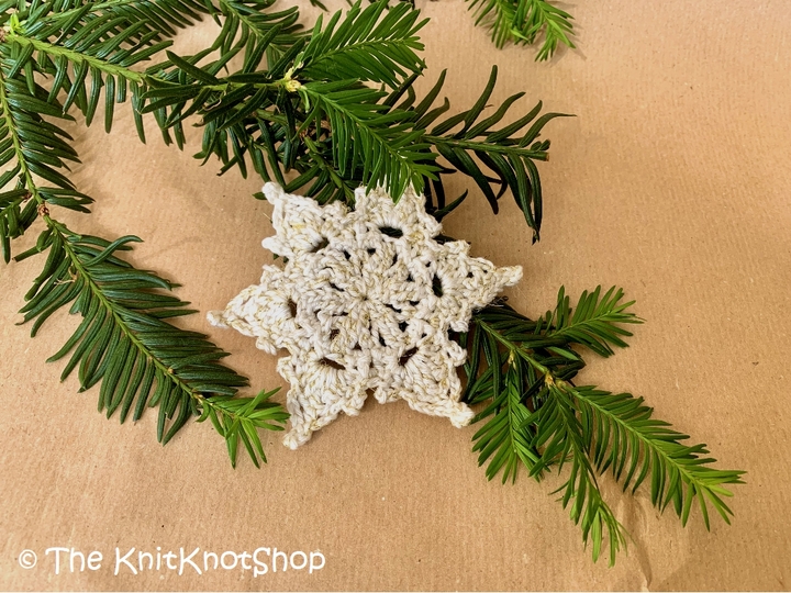 Crochet Pattern Ornament Star 3