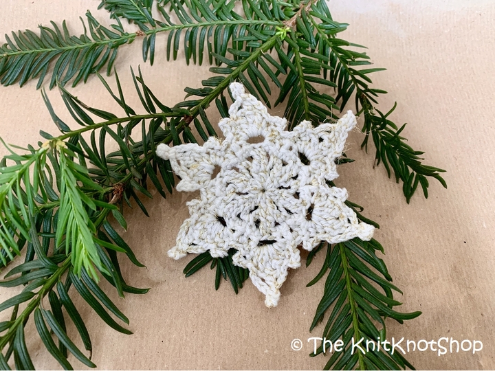 Crochet Pattern Ornament Star 3