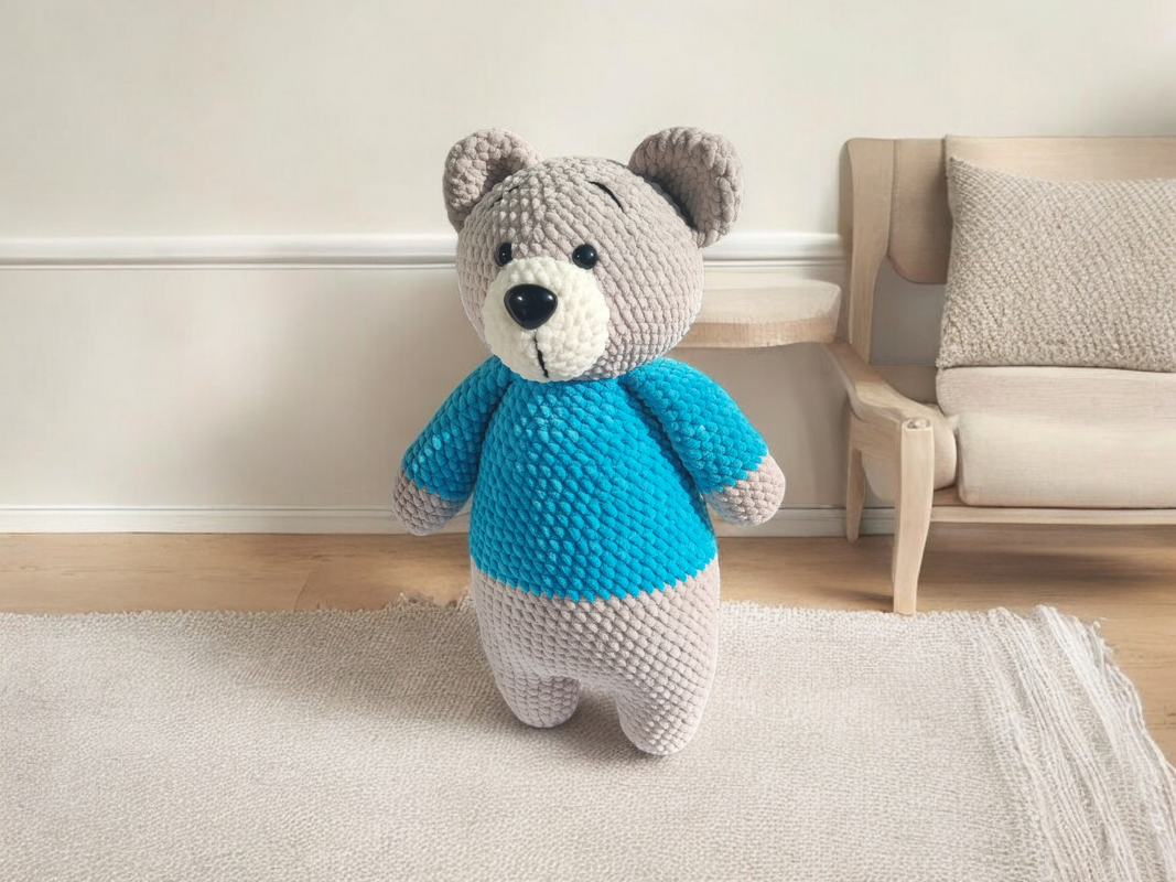 Häkelanleitung Teddybär – Kuscheltier Amigurumi PDF-Datei - Bild 2