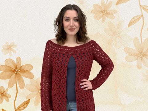 Häkelanleitung Mantel "MAGIC BLOOD"