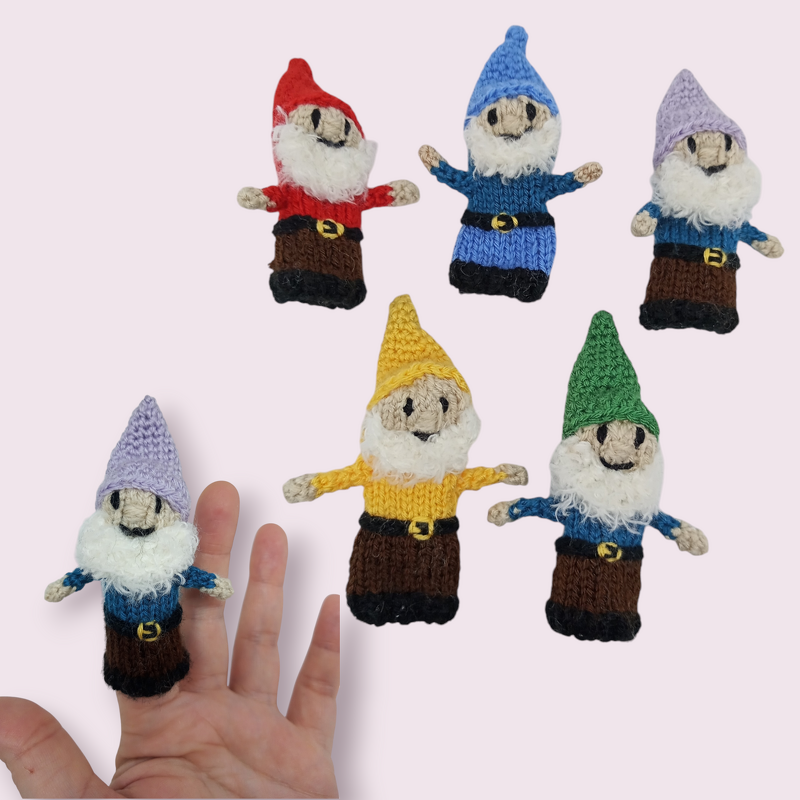 Zwergen - Fingerpuppen Anleitung - Bild 2