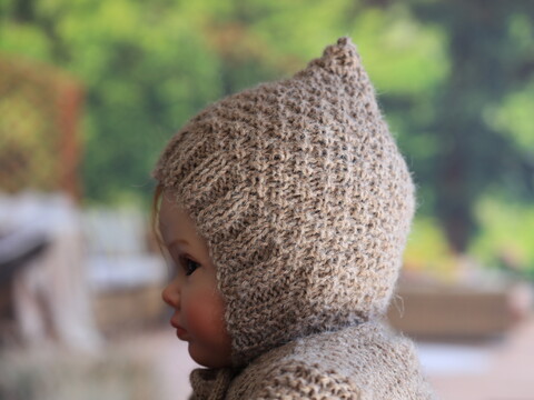 Pixi Bonnet Hat PDF Knitting Pattern