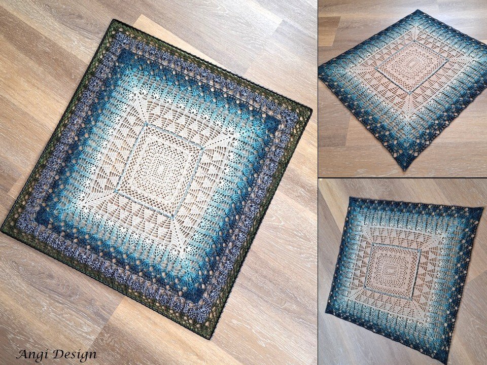 Häkelanleitung rechteckige Mitteldecke / Tischdecke / Tischtuch - Bild 12