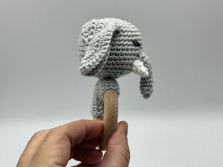 Häkelanleitung - Beißring Elefant & Giraffe