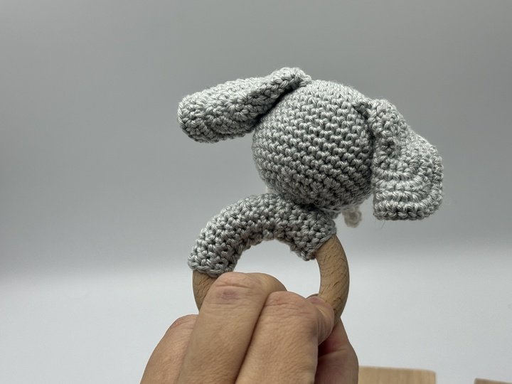 Häkelanleitung - Beißring Elefant & Giraffe