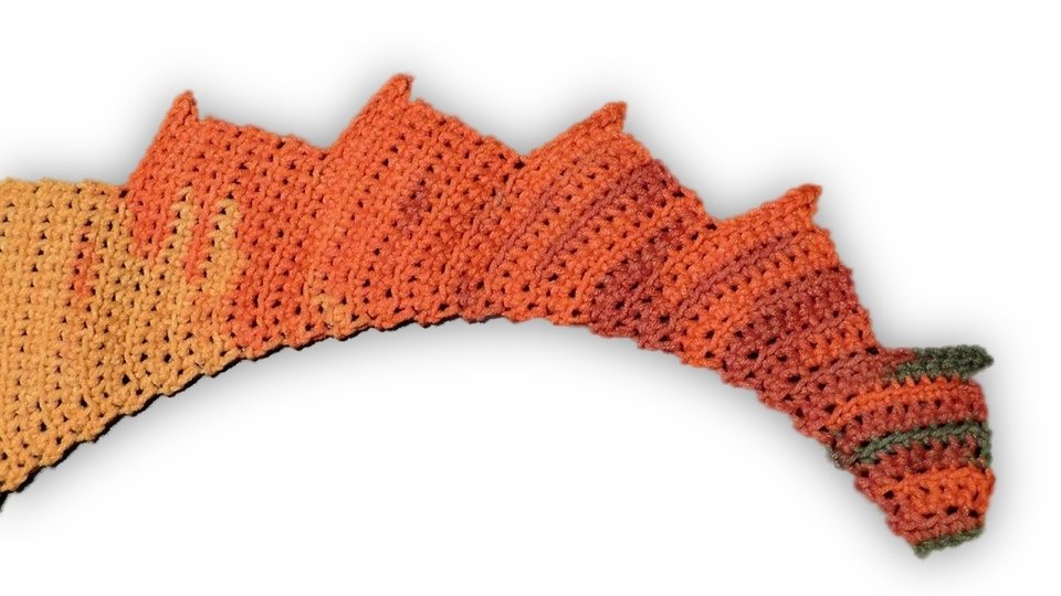 Dragon Tail shawl crochet pattern video & PDF