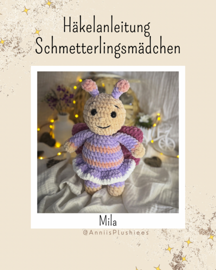 Häkelanleitung Schmetterling