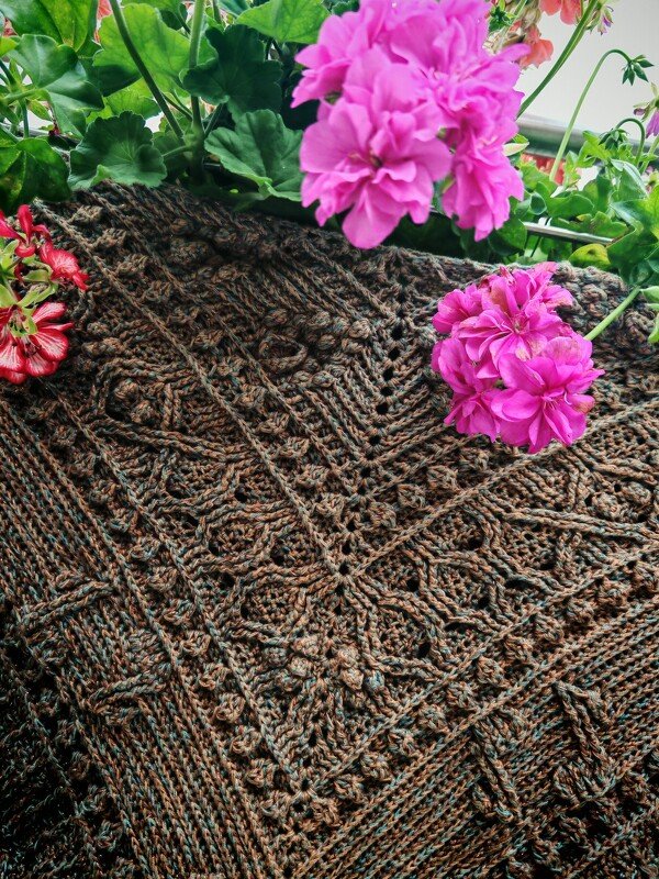 Häkelanleitung Dreieckstuch "earth song" - Bild 14