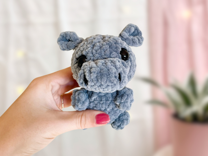 Häkelanleitung Nilpferd "Milli"