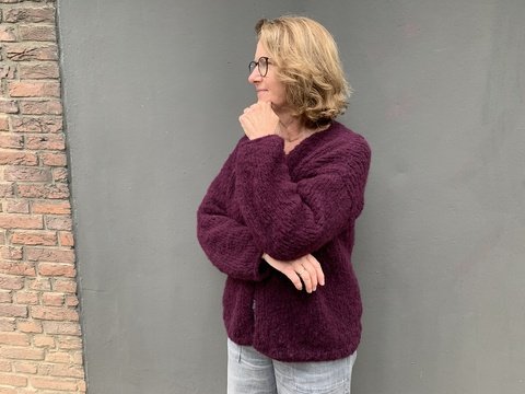 Cardigan Inken – nur 4 Knäuel, 200 g leicht, perfekt für Anfängerinnen