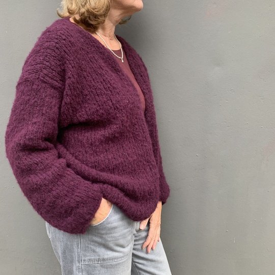 Cardigan Inken – nur 4 Knäuel, 200 g leicht, perfekt für Anfängerinnen