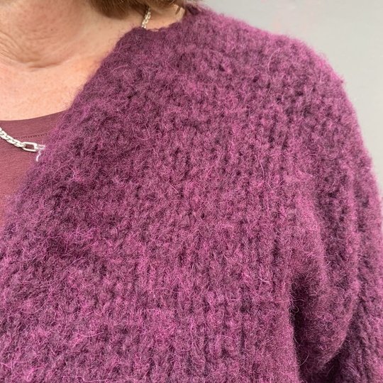 Cardigan Inken – nur 4 Knäuel, 200 g leicht, perfekt für Anfängerinnen