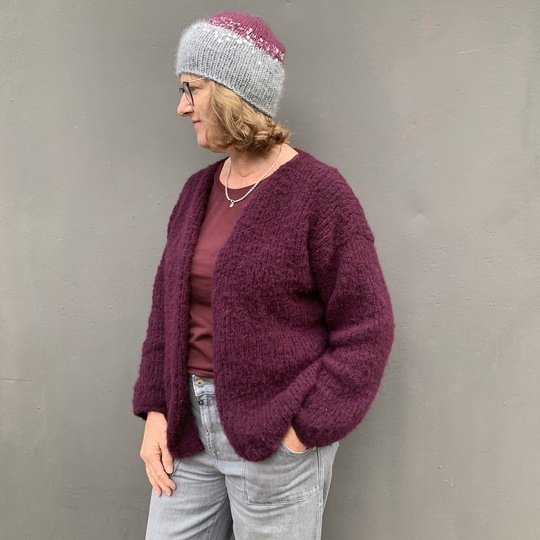 Cardigan Inken – nur 4 Knäuel, 200 g leicht, perfekt für Anfängerinnen