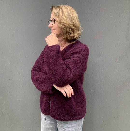 Cardigan Inken – nur 4 Knäuel, 200 g leicht, perfekt für Anfängerinnen