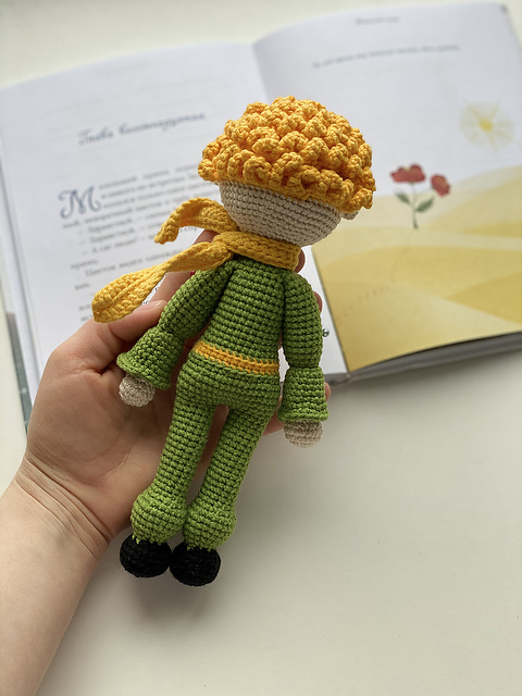 Little Prince Crochet Doll Pattern: Amigurumi Fox and Asteroid (PDF Pattern - Image 8