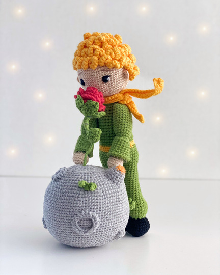 Little Prince Crochet Doll Pattern: Amigurumi Fox and Asteroid (PDF Pattern