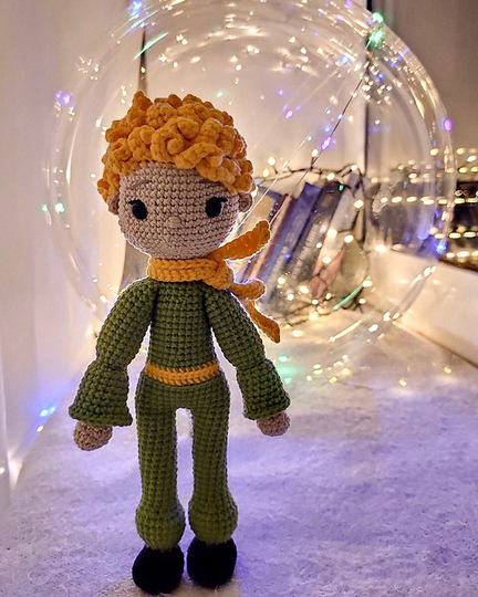 Little Prince Crochet Doll Pattern: Amigurumi Fox and Asteroid (PDF Pattern