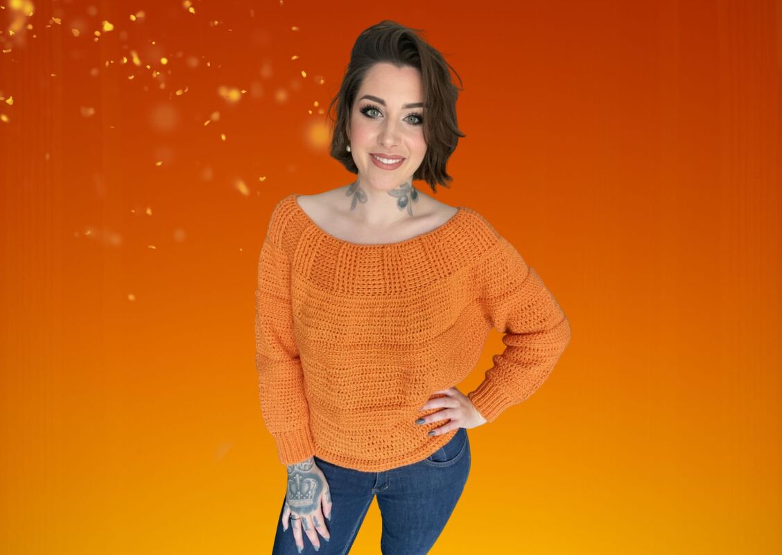 Häkelanleitung Pullover "ORANGE COUNTY" - Bild 3