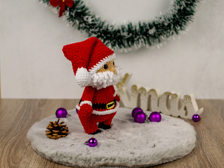Santa Claus Amigurumi Crochet Pattern – PDF Tutorial for a Cute Christmas D
