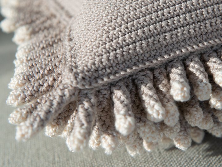 Häkelanleitung Kissenbezug Seeanemone