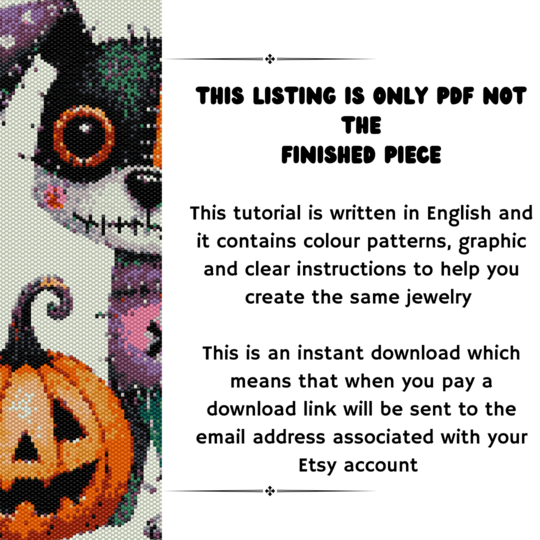 Patchwork Pup I Beaded Tapestry Pattern