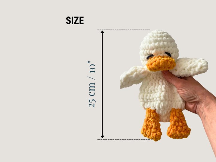 Crochet Duck Lovey Pattern PDF | Beginner Friendly Baby Shower Gift