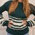 Pullover mit Streifen mit Rundstrickmaschine addiExpress Kingsize kurbeln