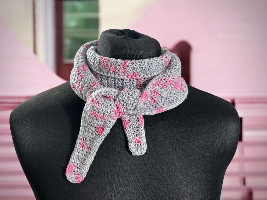 Mini Scarf Nessa - Crochet Pattern