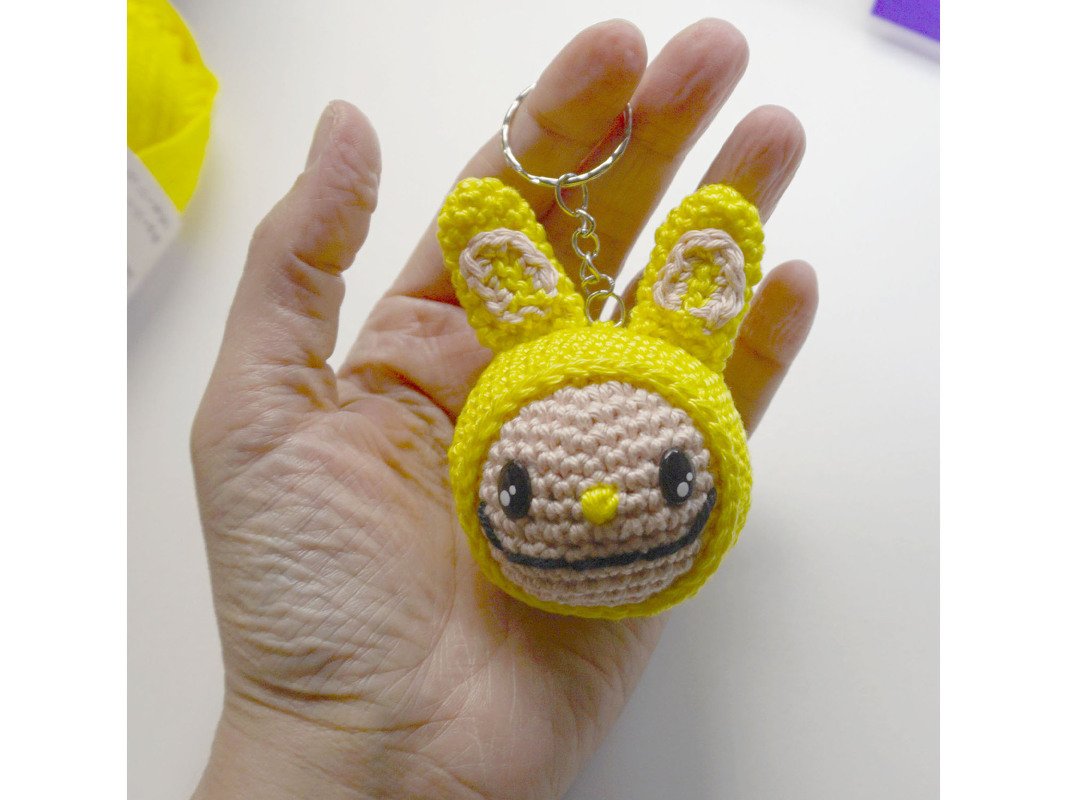 Crochet Pattern: Rabbit Keychain