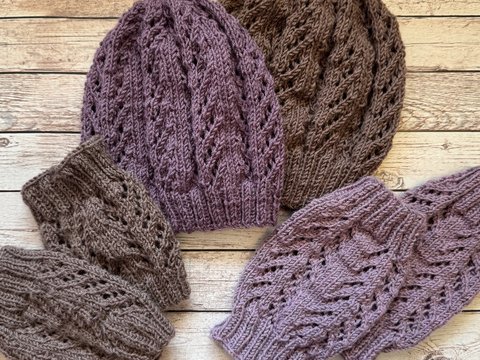 Mütze und Stulpen für Babys und Kleinkinder