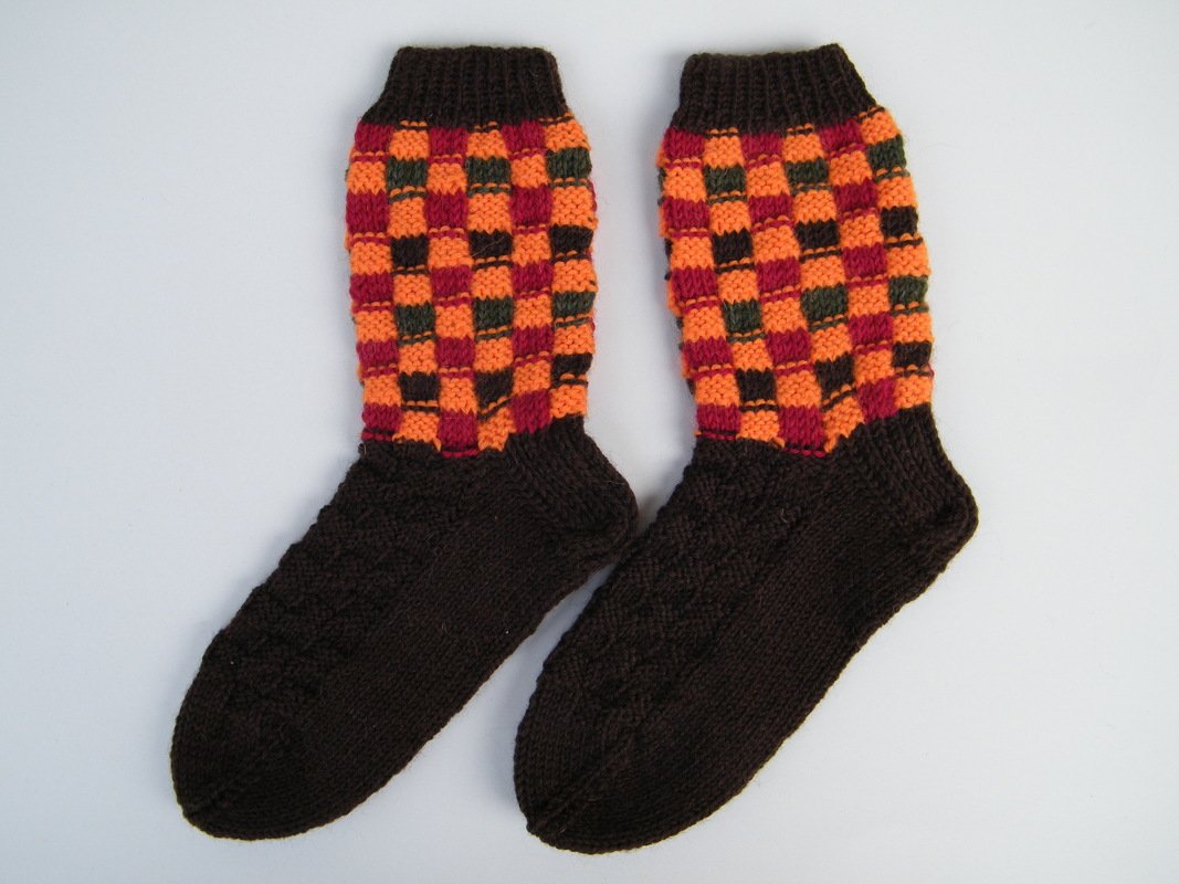 Strickanleitung für Herbstsocken, Gr. 38 - Bild 2