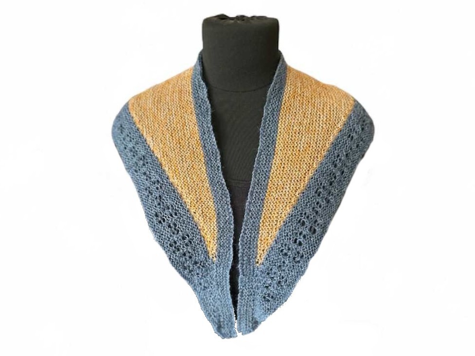 Halbmondtuch "Sweety" mit raffinierter Konstruktion stricken - Bild 5