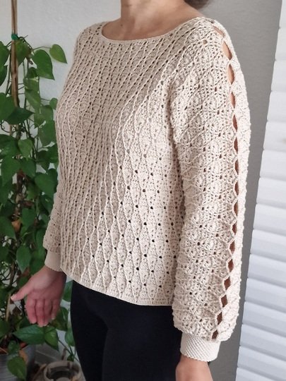 Häkelanleitung für den Pulli "Aurelia"