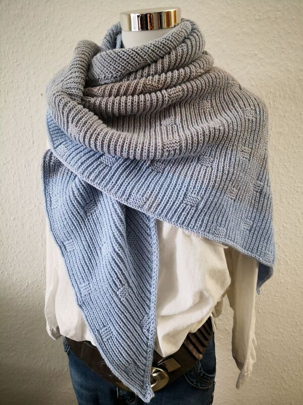 Burgel - gestricktes Tuch - PDF Anleitung