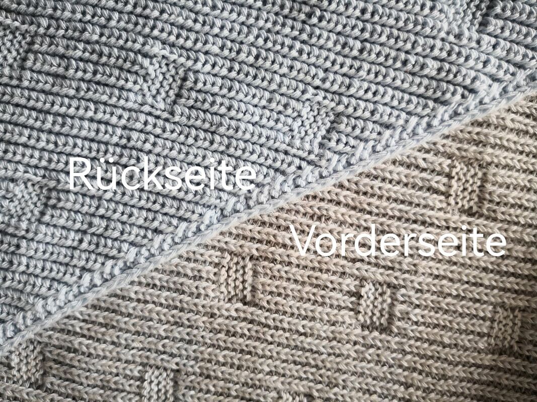 Burgel - gestricktes Tuch - PDF Anleitung